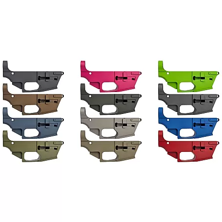 AR-9 80% 9mm Billet Lower Receiver - Glock Pattern Mags - Choose Color