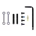 AR15 Complete Anti-Rotation Trigger/Hammer Pin Set - Choose Color | US Made