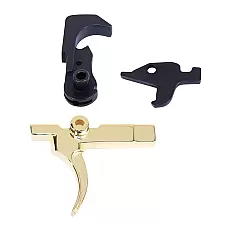 AR-15 Fire Control Group - 24K Gold Plated