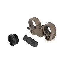 Law Tactical AR Folding Stock Adapter Gen S - Black / FDE