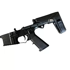 MA-15 Complete Pistol Lower Receiver / HBPDW Pistol Brace, Black