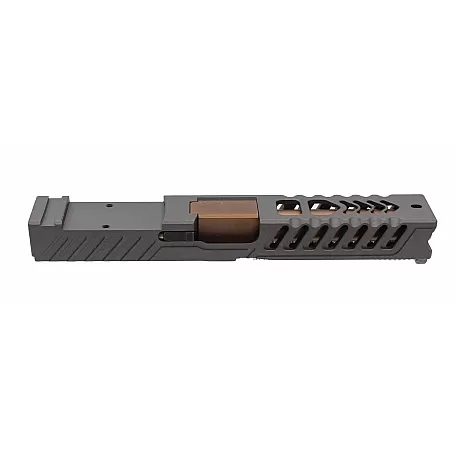 G22 Complete Grey Cerakote RMR Slide w/ .40 S&W Barrel | Black or Bronze Barrel