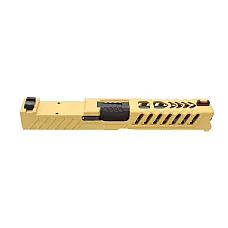 G22 Complete Gold RMR Slide w/ Black Nitride Optimus .40 S&W Barrel