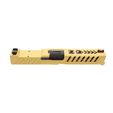 G22 Complete Gold RMR Slide w/ Black Nitride Optimus .40 S&W Barrel