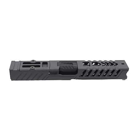 G22 Complete Grey Cerakote RMR Slide w/ .40 S&W Barrel | Black or Bronze Barrel