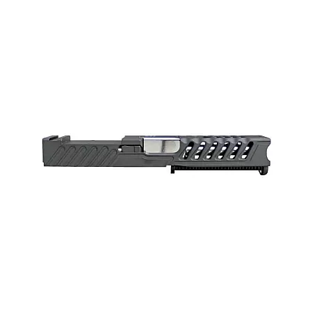 The Lightening Ported Stainless Barrel Complete Slide w/ RMR Cutout – Gen 3 Compatible – G17 or G19 Option