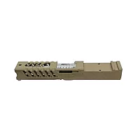 The Coyote Tan Complete Slide Kit w/ RMR Cutout – Gen 3 Compatible – G17 or G19 Option - Stainless Optimus Barrel