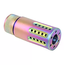 AR-15/AR-9 Micro Slip Over Barrel Shroud With Multi Port Muzzle Brake - PVD