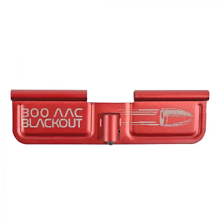 AR-15 Patriotic Dust Cover - Engraving in Red | Choose Caliber