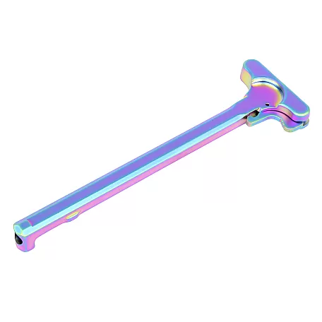AR-15 Charging Handle - Rainbow PVD Coated