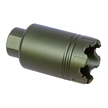 AR-15/AR-10 Micro 'Trident' Flash Can with Glass Breaker | Choose Color & TPI | Moriarti Armaments