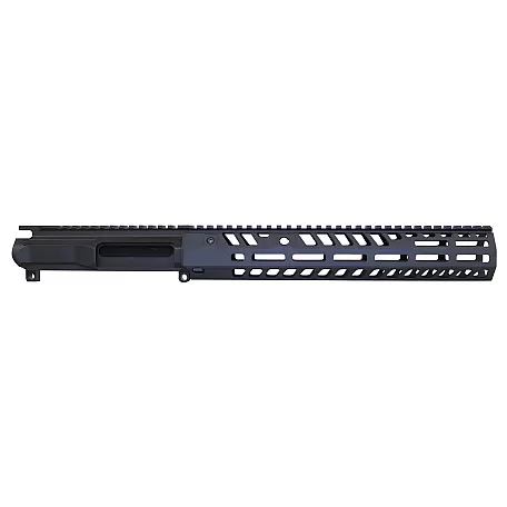 AR-15 Slabside Stripped Billet Upper Receiver With 12″ Suppressor Compatible Handguard Set - Choose Color