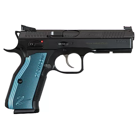 CZ Shadow 2 9MM DA/SA Pistol 4.89" Blue Grips 17RD – 91257