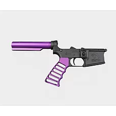 Moriarti Armaments AR-15 Complete Lower Receiver / Skeleton / Carbine Buffer Tube - Multi-Caliber, Choose Color
