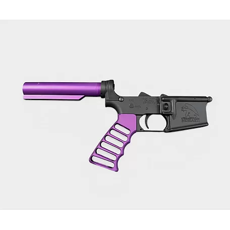 Moriarti Armaments AR-15 Complete Lower Receiver / Skeleton / Carbine Buffer Tube - Multi-Caliber, Choose Color