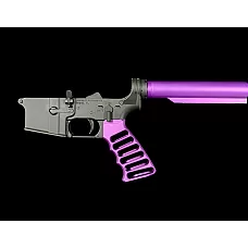 Moriarti Armaments AR-15 Complete Lower Receiver / Skeleton / Carbine Buffer Tube - Multi-Caliber, Choose Color