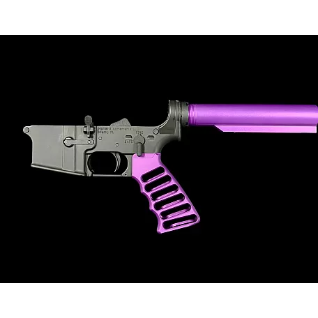 Moriarti Armaments AR-15 Complete Lower Receiver / Skeleton / Carbine Buffer Tube - Multi-Caliber, Choose Color
