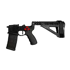 Franklin Armory BFSIII Elite Salus Multi-Caliber Complete AR-15 Pistol Lower – Elite Binary Trigger | SBM4 Brace