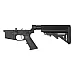 Moriarti unassembled AR-15 lower build kit with Rare Breed FRT-15L3 and SOPMOD-style collapsible stock