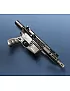 AR-15 300 Blackout 5" Moriarti Micro Mini Series Semi-Auto Pistol | Ergo Grip | Micro Buffer
