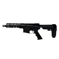 Moriarti MA-15 .338 ARC 10.5" M-LOK Pistol w/ SBA3 Brace | Semi-Auto, Anodized Black