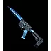 AR-15 5.56/.223 10.5" Minimalist Semi-Auto Pistol | Blue Skeleton | SBA3 Pistol Brace