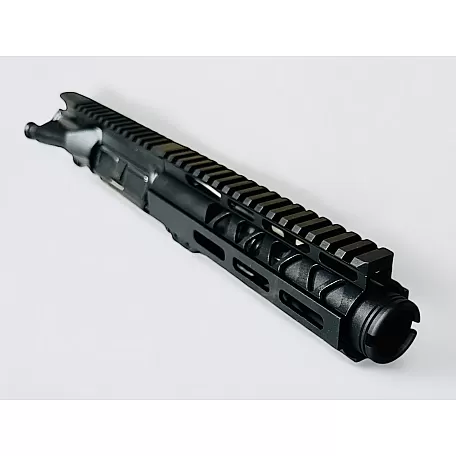 MORIARTI AR-15 10" M-LOK Slim Profile Free Float Handguard / Diamond Cut - Full Length Picatinny Rail, Black