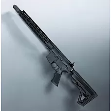 Moriarti Arms AR-40 16" .40 S&W Slick Side Rifle with Hexagon Blast Can, 3.25" | LRBHO | 15" Free Float Mlok