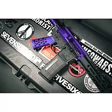 MA-6.5 Grendel Purple Vortex 16" Semi-Auto Rifle – Custom Billet Receiver, Skeleton Stock & Grip