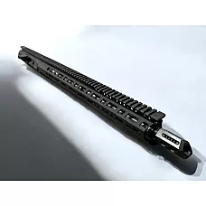 AR-10 .308 18" Stainless Fluted Tactical Upper Assembly with Slanted Brake and Mlok