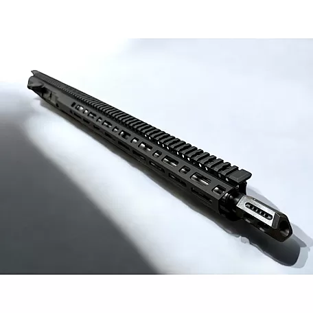 AR-10 .308 18" Stainless Fluted Tactical Upper Assembly with Slanted Brake and Mlok