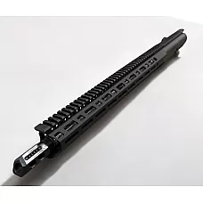 AR-10 .308 18" Stainless Fluted Tactical Upper Assembly with Slanted Brake and Mlok