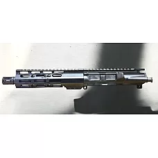 AR-15 Left Hand 7.5" 7.62x39mm Slim M-LOK Upper Assembly, 4150 CMV 1:10 Twist, Pistol-Length Gas System