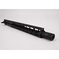 AR-15 6MM ARC 16" MLOK UPPER ASSEMBLY WITH SLIP OVER BARREL SHROUD