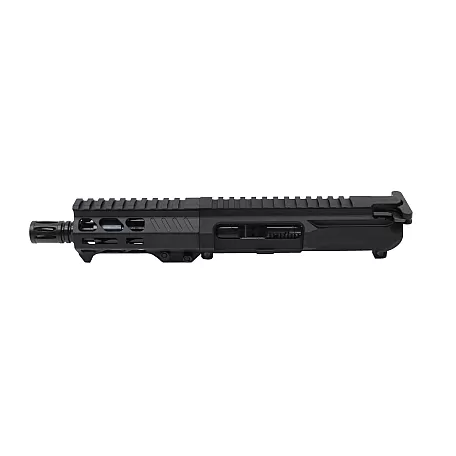 AR-15 Left Hand 5" Slick Side Micro M-LOK Upper Assembly - Choose Caliber