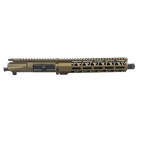 AR-15 300 Blackout 10.5" Complete Upper Assembly | Diamond Cut M-LOK | Burnt Bronze Cerakote | Moriarti Armaments