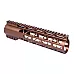 AR-10 12" AIR-LOK Series M-LOK Compression Free Floating Handguard with Monolithic Top Rail - Choose Your Color
