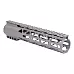 AR-10 12" AIR-LOK Series M-LOK Compression Free Floating Handguard with Monolithic Top Rail - Choose Your Color