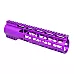 AR-10 12" AIR-LOK Series M-LOK Compression Free Floating Handguard with Monolithic Top Rail - Choose Your Color