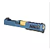 Glock 19 Compatible Pistol Build Kit / Blue DLC RMR Slide / Gold Barrel / No Lower