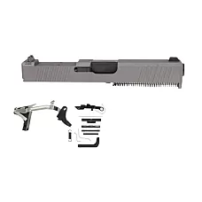 Glock 19 Compatible 9mm Full Pistol Build Kit | No Frame | FDE | RMR Cut Slide | Gen 1-3