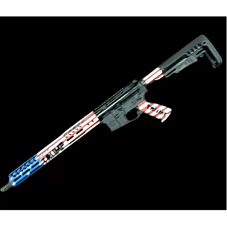 AR-15 16" Patriot Semi-Auto Rifle | Trump Battleworn Edition | A2 | Available in 5.56 NATO, 300 Blackout, & 7.62x39 Calibers 