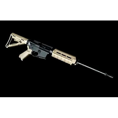 AR-15 5.56 16-inch Magpul MOE rifle kit in FDE, black, and OD green by Moriarti