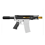 AR-15 5.56 NATO 5 inch Pistol Kit – Forged Upper, 4 inch M-LOK, Choose Accent Color