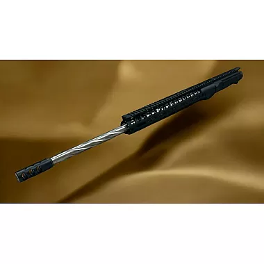 Moriarti AR-15 5.56/.223 22" Spiral Stainless Steel Fluted Upper Assembly | M-LOK | Triport Muzzle Brake