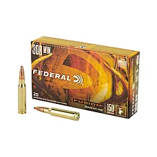 Federal F308FS1 308 Win 150gr Fusion Soft Point Ammo - 20rd Box | Deer Hunting Ammunition