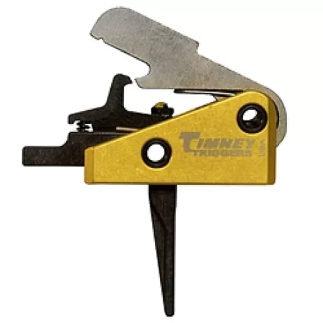 Timney AR-15 Comp Straight 3lb Trigger | Drop-In Design, Small Pin - Black
