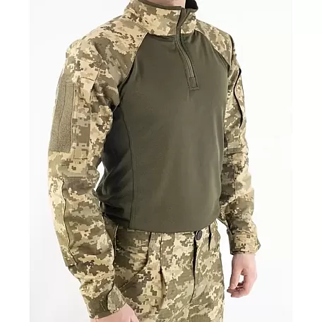 Ukrainian Army Pixel Camo Combat Shirt – MM14 | UBACS Military-Grade Design