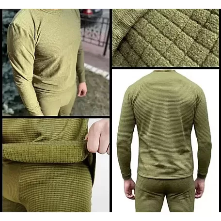 ZSU Olive Thermal Underwear Set – Ukrainian Military Winter Gear