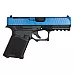 Moriarti Glock 19 Gen 1-3 Blue DLC Slide Kit with RMR Cut, Fiber Optic Sights, and Black or Bronze Barrel